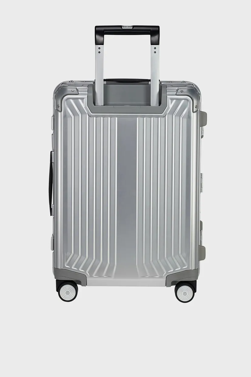 Сіра валіза 55 см LITE-BOX ALU ALUMINIUM 3