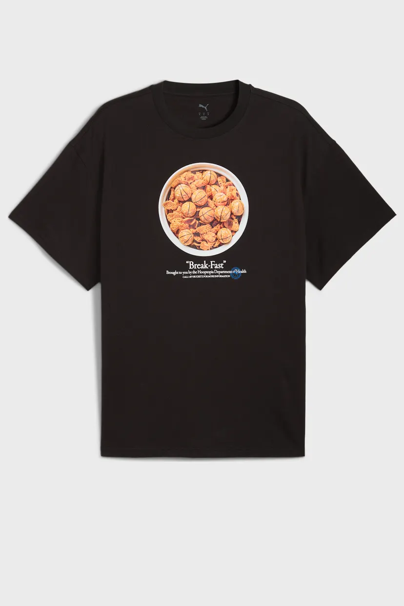 Чоловіча чорна футболка Hooptopia Break Fast Tee Men 4