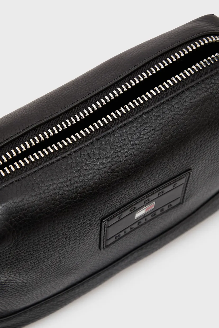 Чоловіча чорна шкіряна сумка CROSSBODY 6