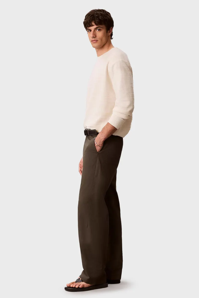 Мужские оливковые брюки DARTED WASHED 3