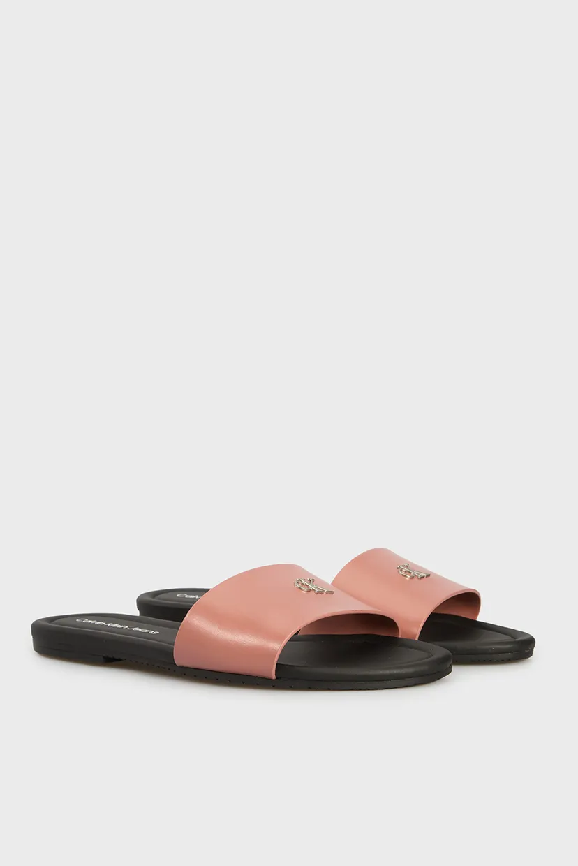 Жіночі персикові слайдери FLAT SANDAL 3
