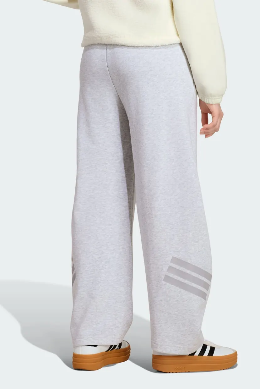 Детские серые спортивные брюки FUTURE ICONS 3 STRIPES BARREL LGH 3