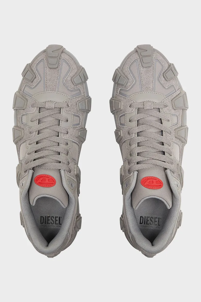 Чоловічі сірі шкіряні кросівки GRIFFE / S-D-GRIFFE LOW SNEAKERS 4