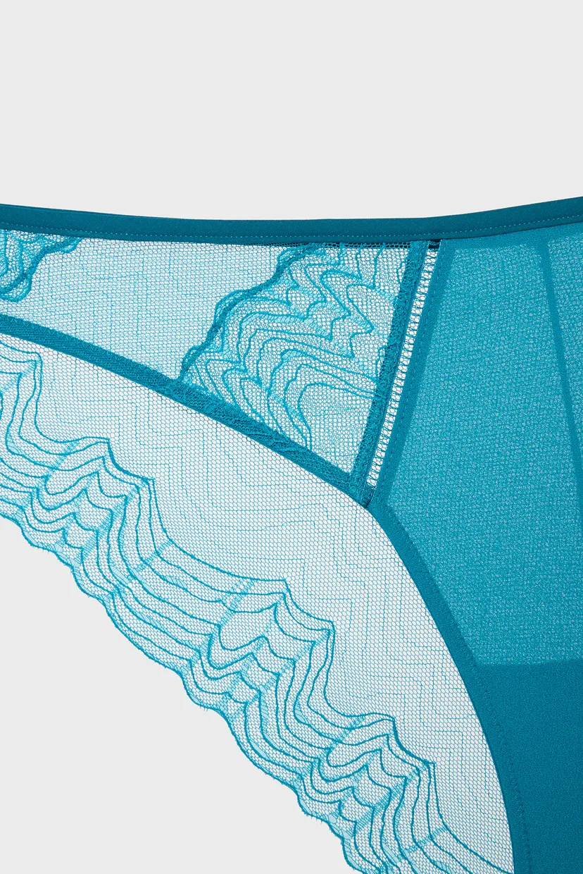 Жіночі бірюзові трусики BIKINI 7