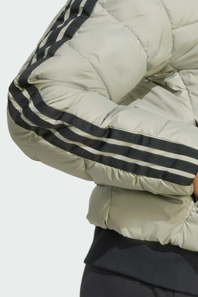 Жіноча оливкова куртка Essentials CLIMAWARM 3-Stripes Synthetic Down 5