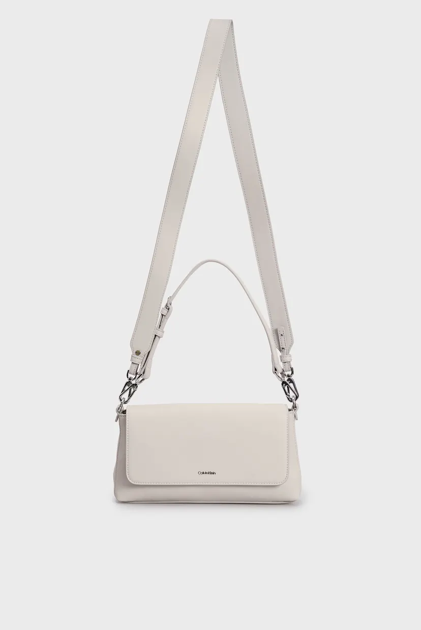 Женская белая сумка CK MUST SHOULDER BAG 6