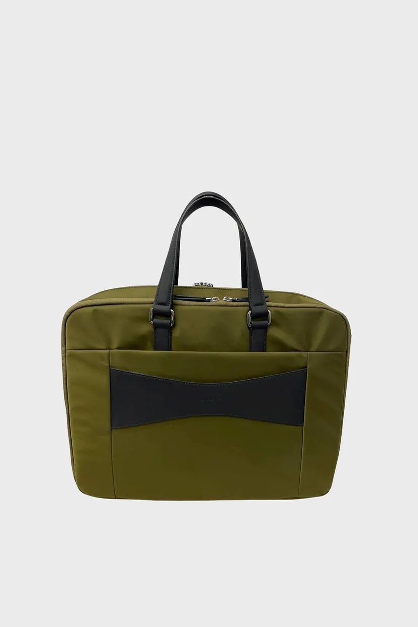 Жіноча оливкова сумка для ноутбука BLAZING OLIVE GREEN 5