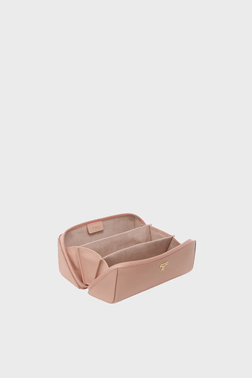 Жіночий рожевий шкіряний футляр для окулярів BELDEN SLG BLUSH 3