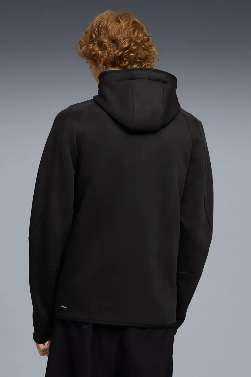 Мужское черное худи Evostripe Full-zip Hoodie Men 3