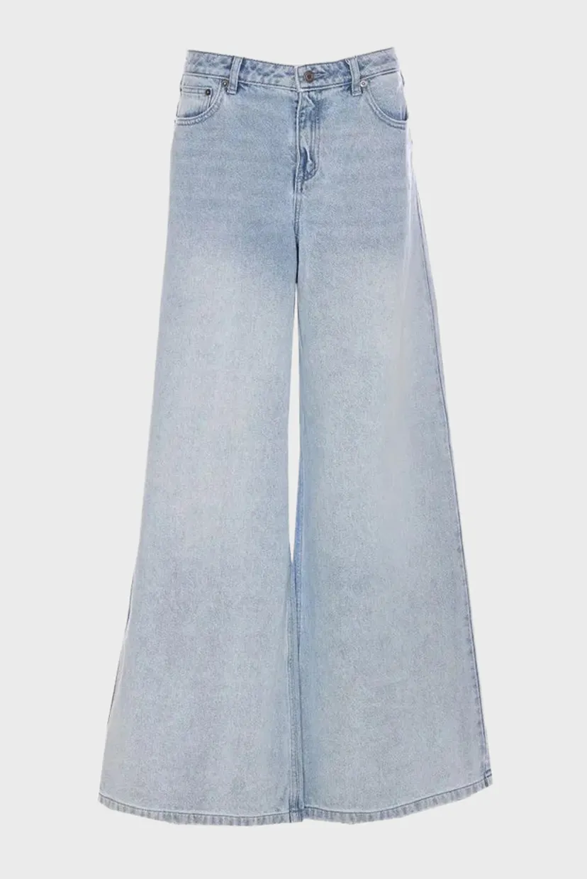 Жіночі блакитні джинси WIDE LEG 5