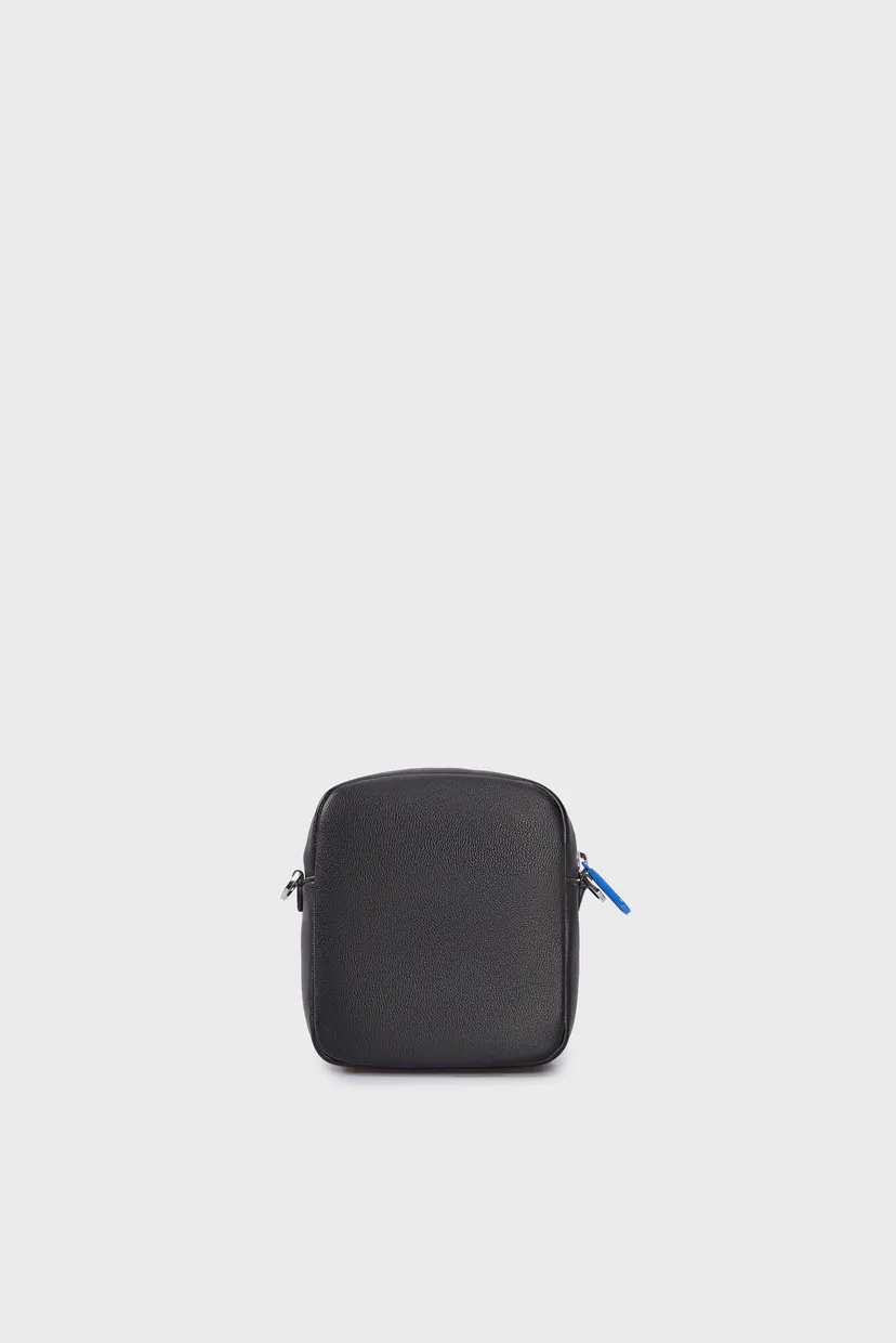 Мужская черная сумка BOX LOGO CROSSBODY NS 4