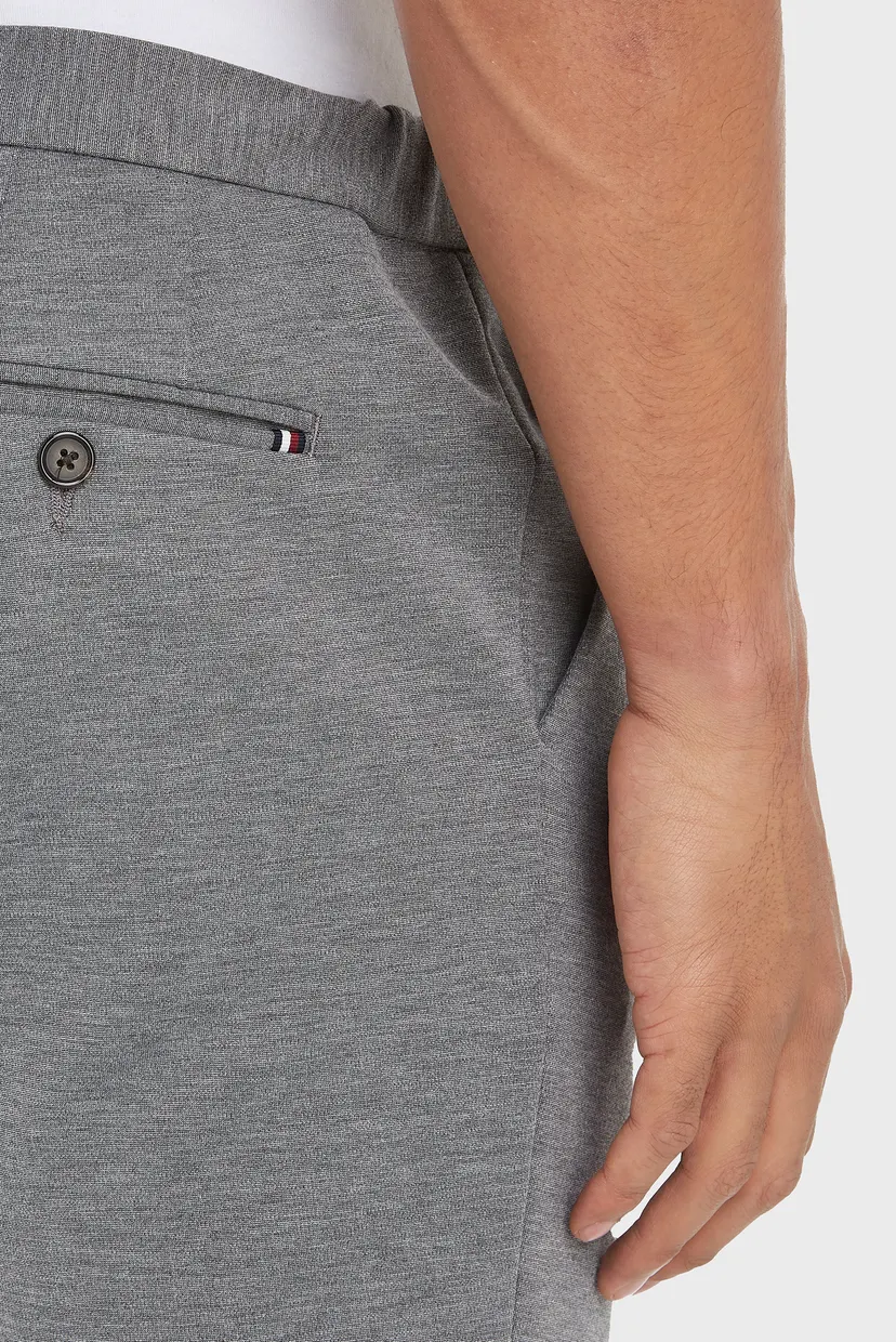 Чоловічі сірі брюки COTTON STRETCH PLEATED 3