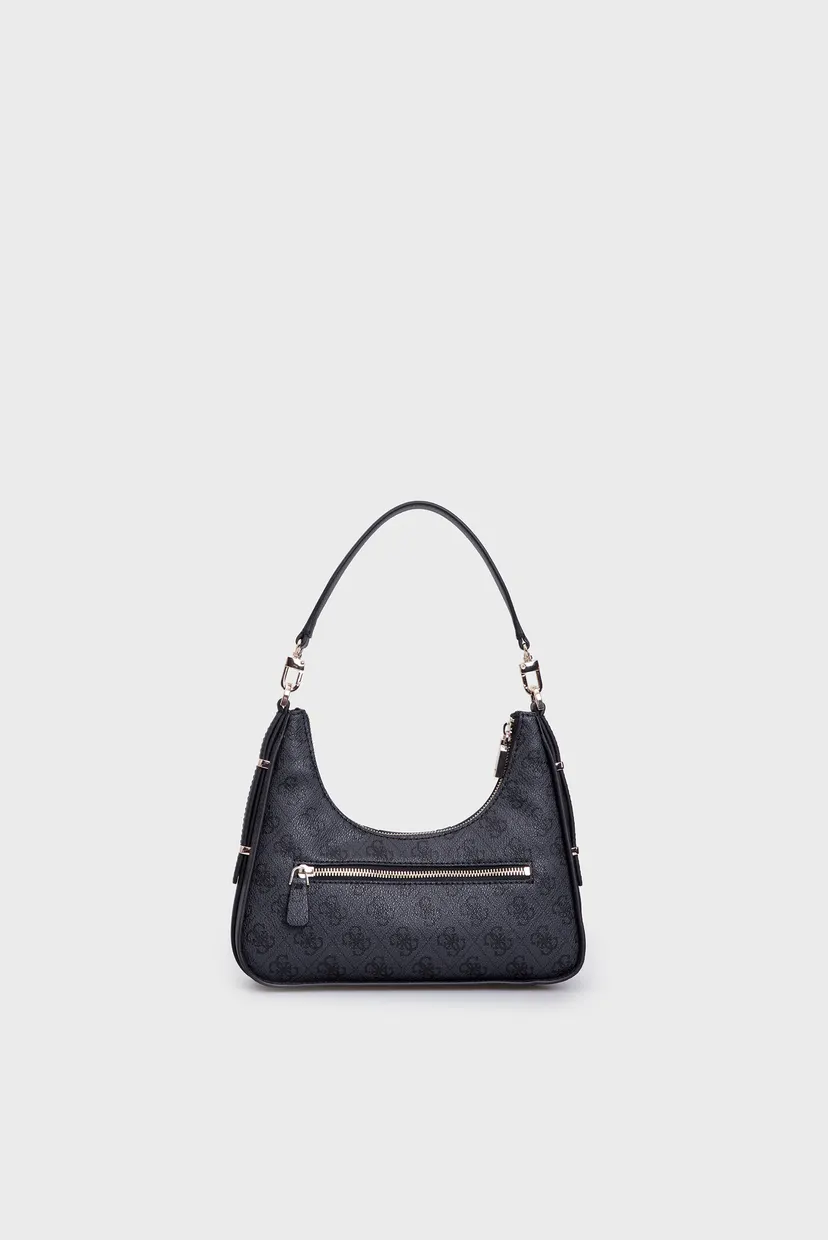 Женская темно-серая сумка с узором NOREEN TOP ZIP SHOULDER BAG 5