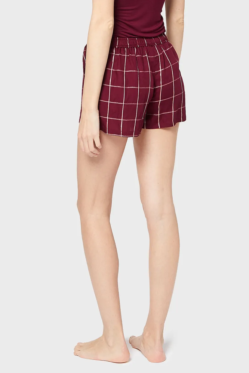 Женские красные шорты TARTAN 3