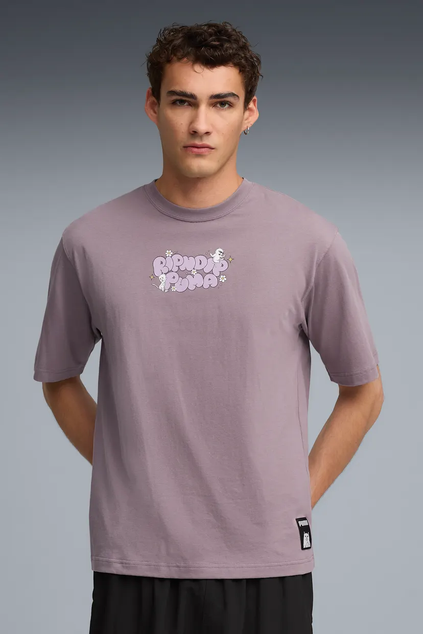 Чоловіча фіолетова футболка PUMA x RIPNDIP Boxy Tee Men 3