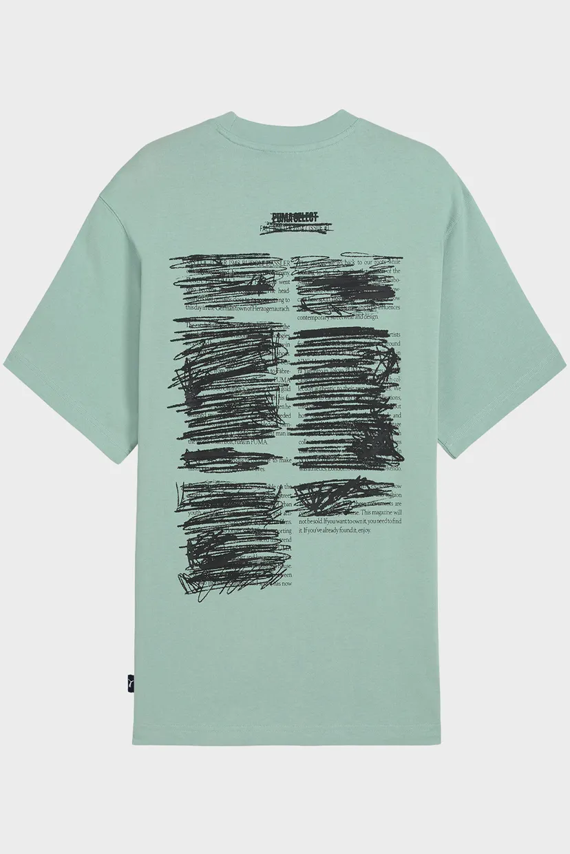Мужская мятная футболка GRAPHIC Magazine Tee Men 7