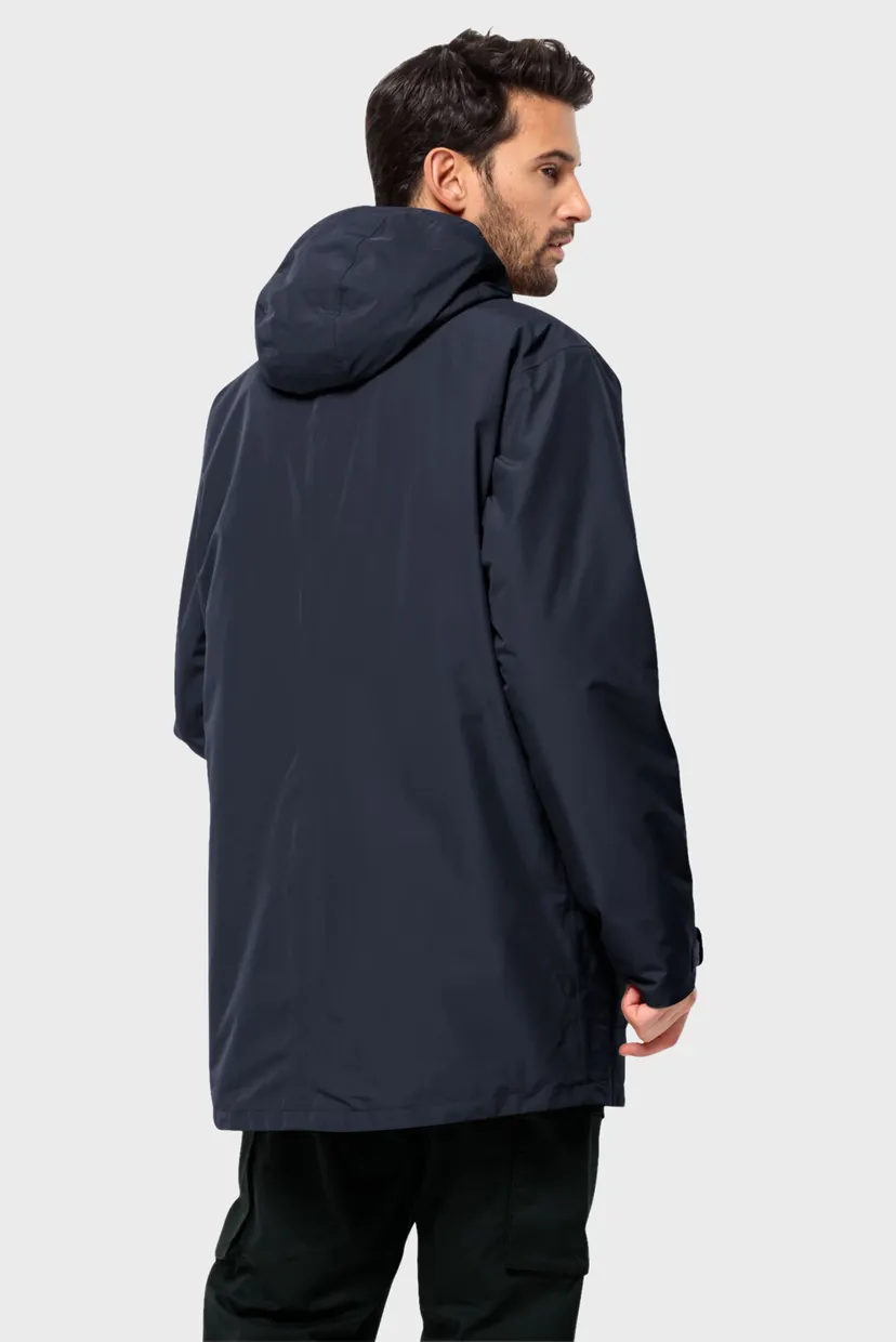 Чоловіча темно-синя парка WINTERLAGER PARKA Jack Wolfskin 1115471