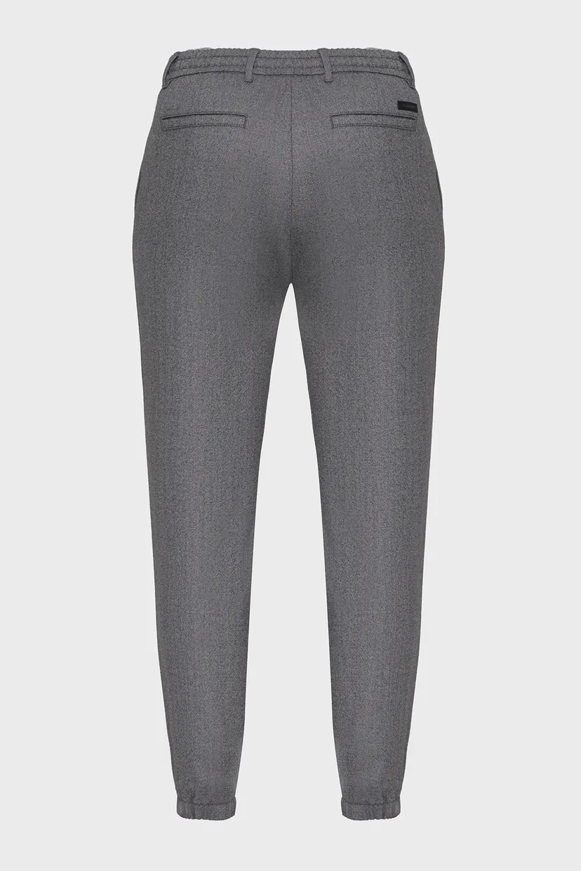Чоловічі сірі джогери WOOL-BLEND-STRETCH S&P JOGGER 7