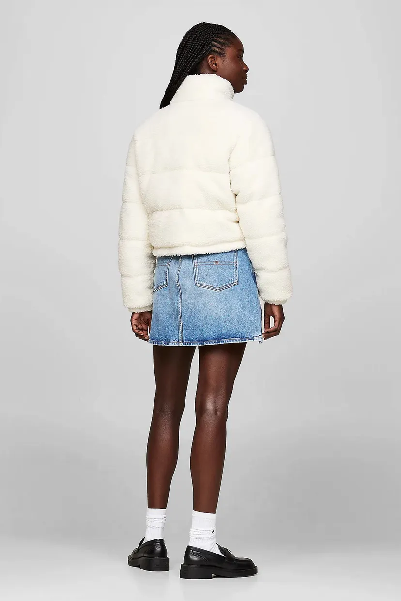 Женская белая куртка TJW CRP TEDDY ESSENTIAL PUFFER 3
