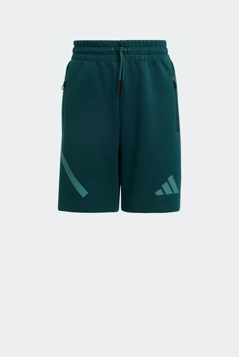 Детские темно-зеленые шорты adidas Z.N.E. Kids 8