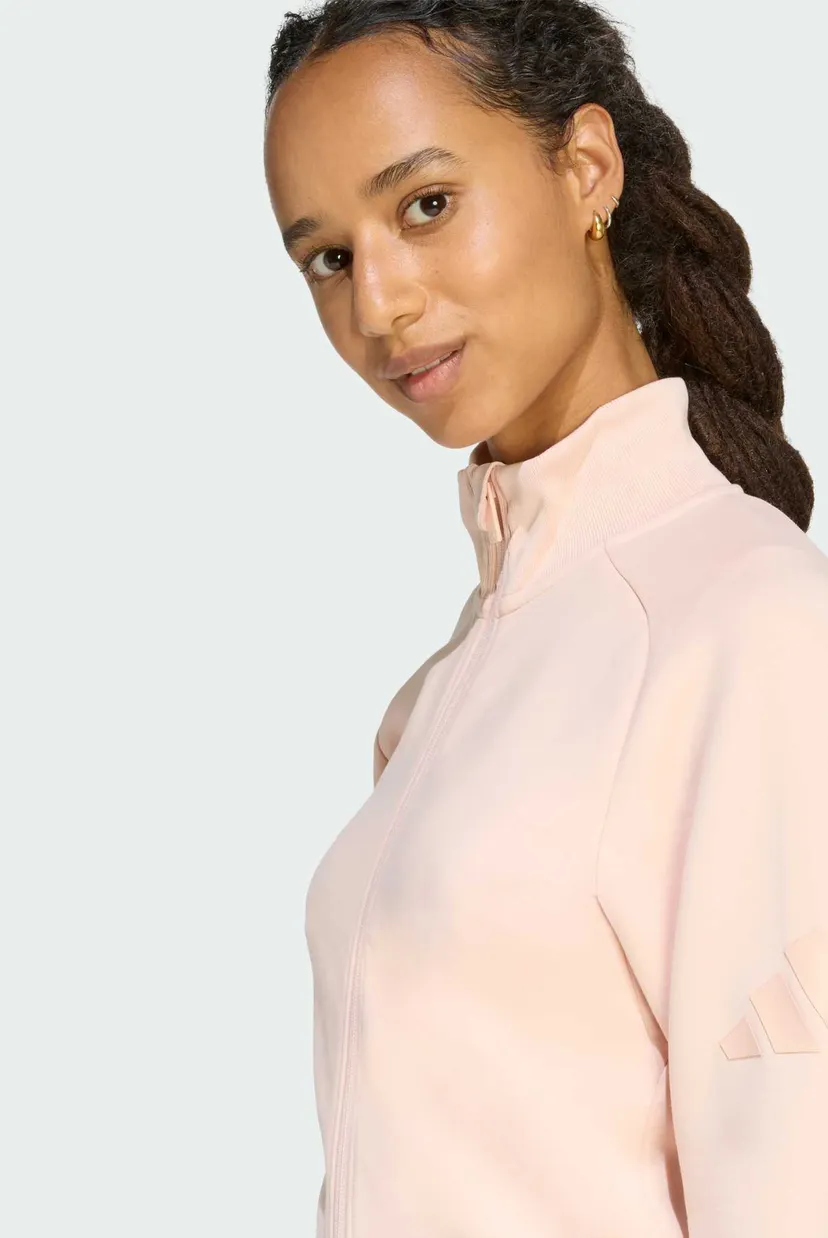 Женская пудровая спортивная кофта SOFT LUX SLIM 5