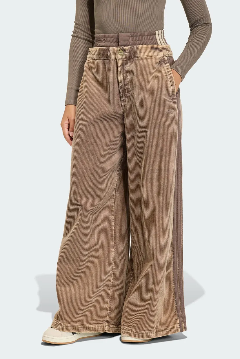 Жіночі коричневі спортивні штани CORDUROY SST OVERSIZED 1