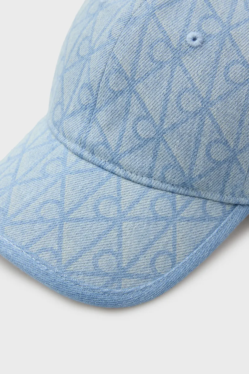Жіноча блакитна джинсова кепка з візерунком BURNOUT 4