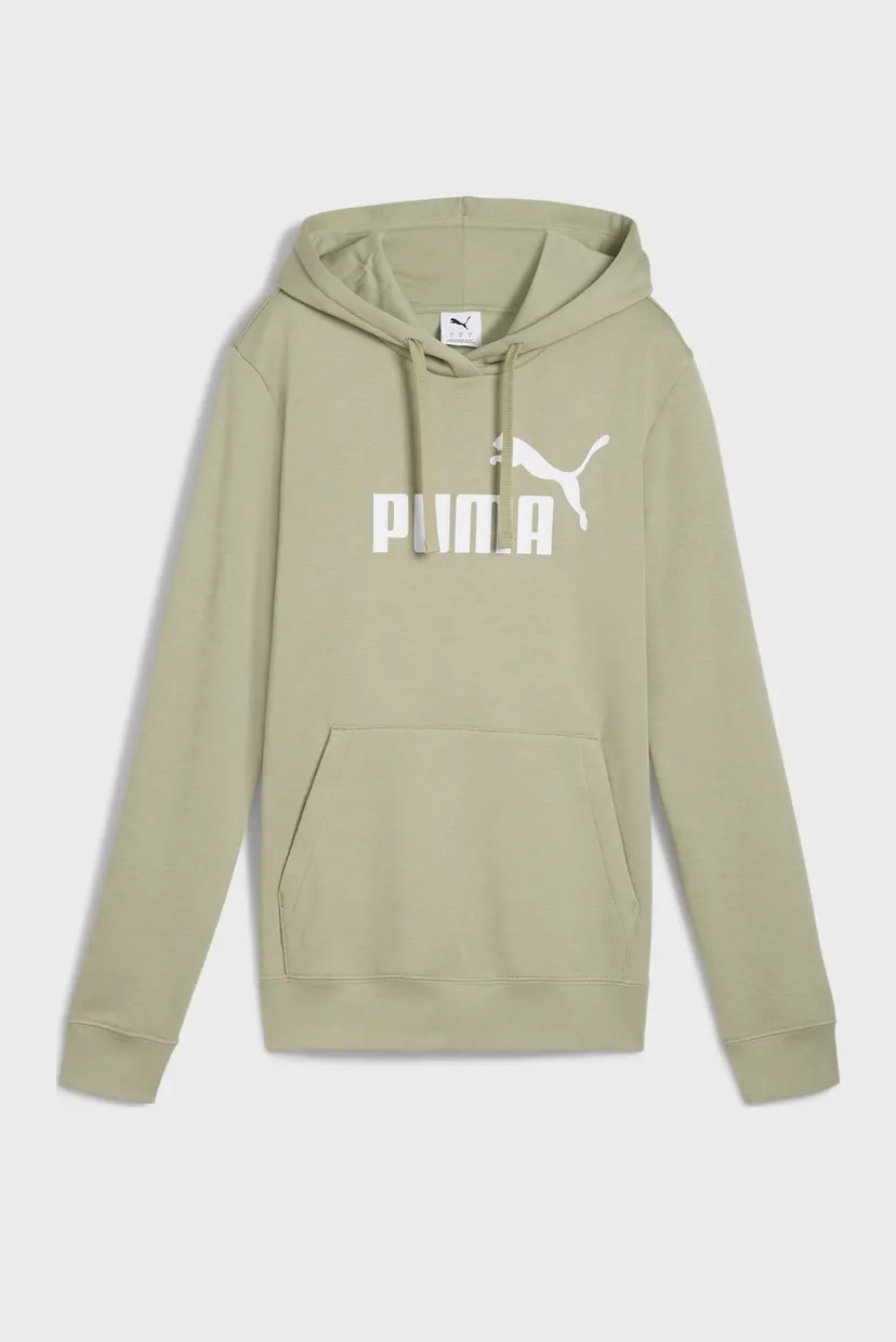 Жіноче оливкове худі ESS No. 1 Logo Hoodie Women 4