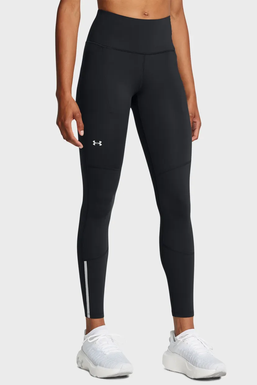 Женские черные тайтсы UA Launch Elite CW Tights Under Armour