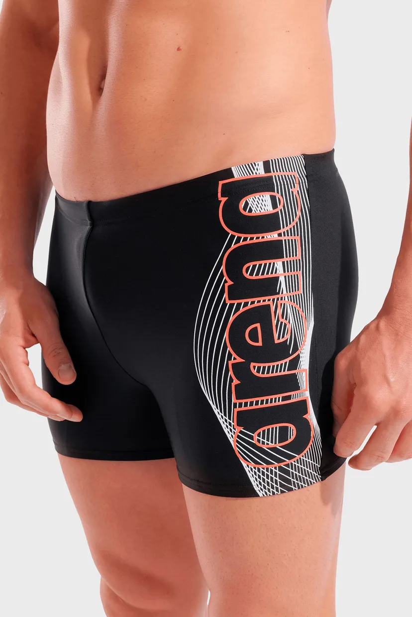 Мужские черные плавки BASIC SWIM SHORT 4