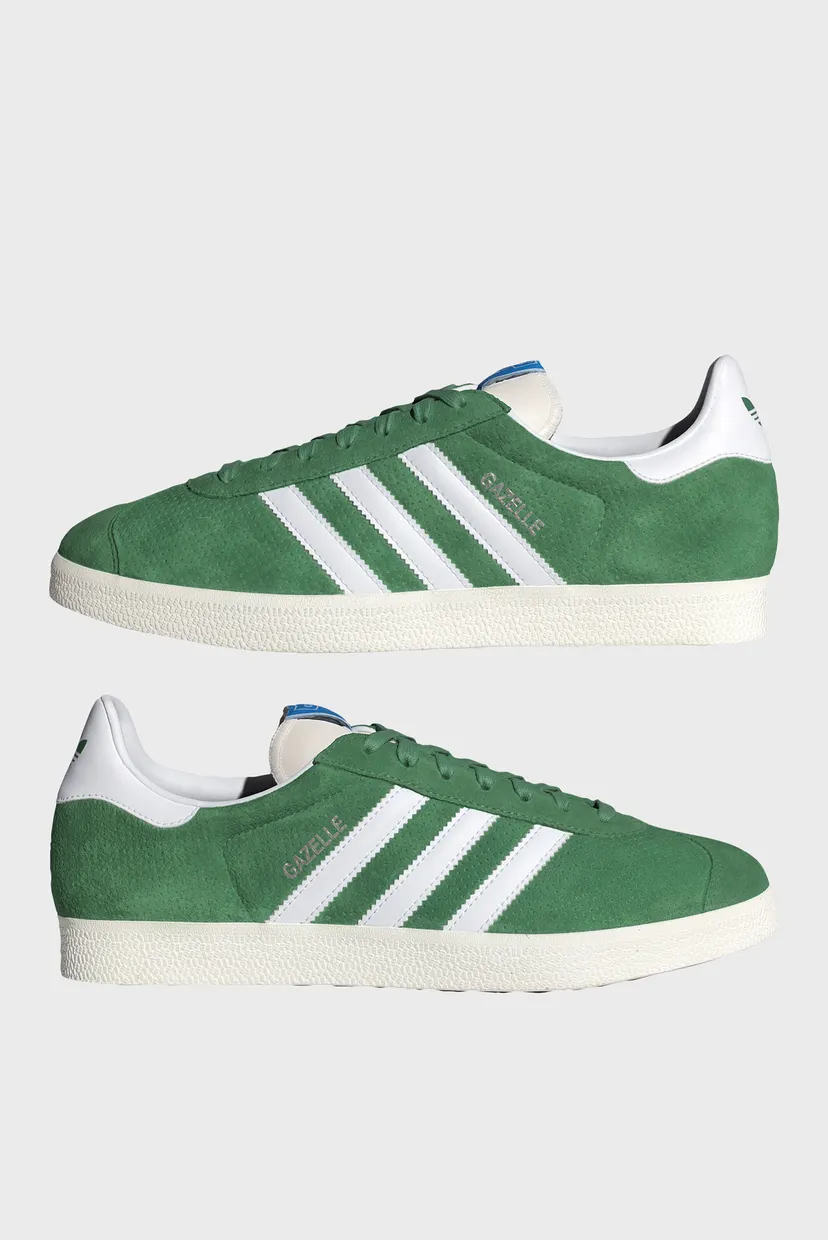Мужские зеленые замшевые сникерсы Gazelle 7