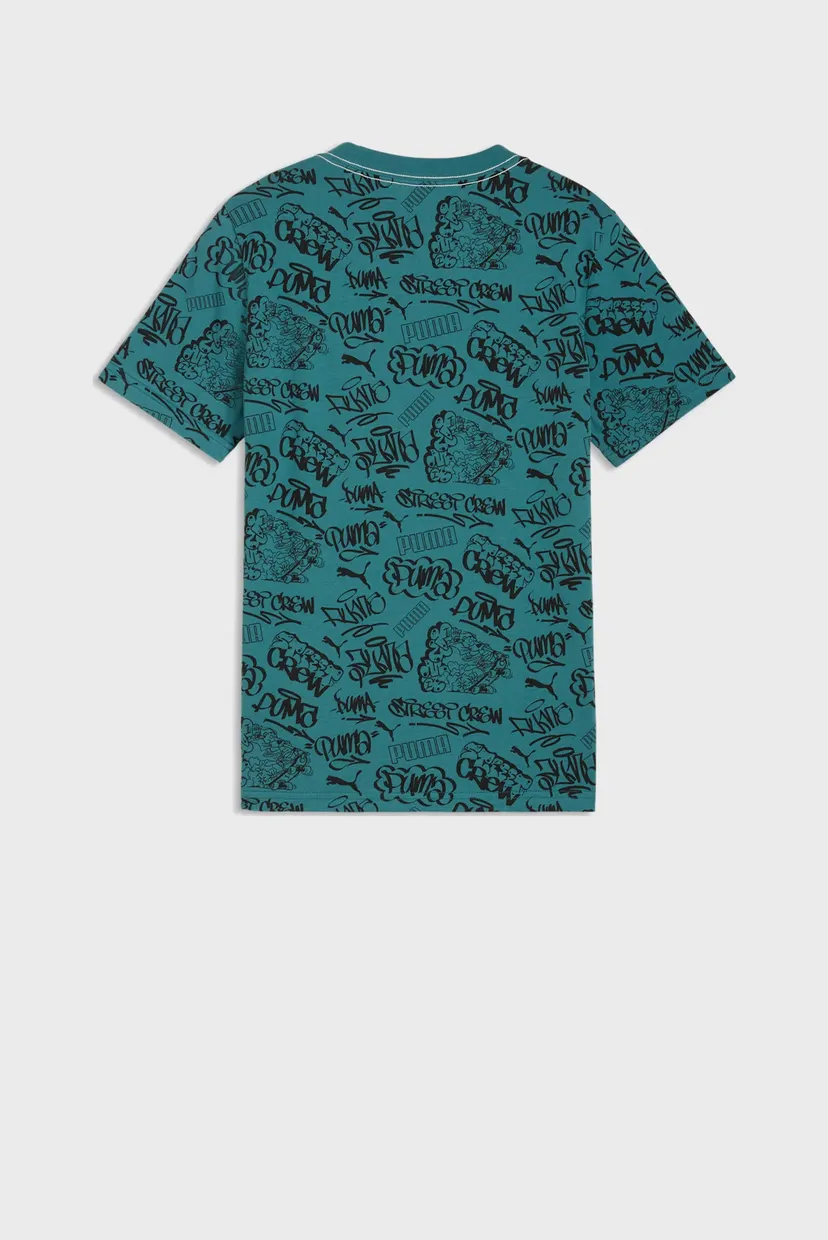 Детская бирюзовая футболка с узором MID 90s Printed Tee Youth 5