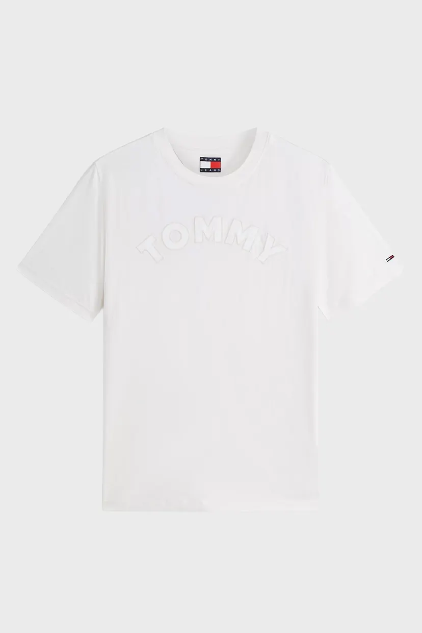 Женская белая футболка RLX GMD VARSITY SS TEE EXT 5