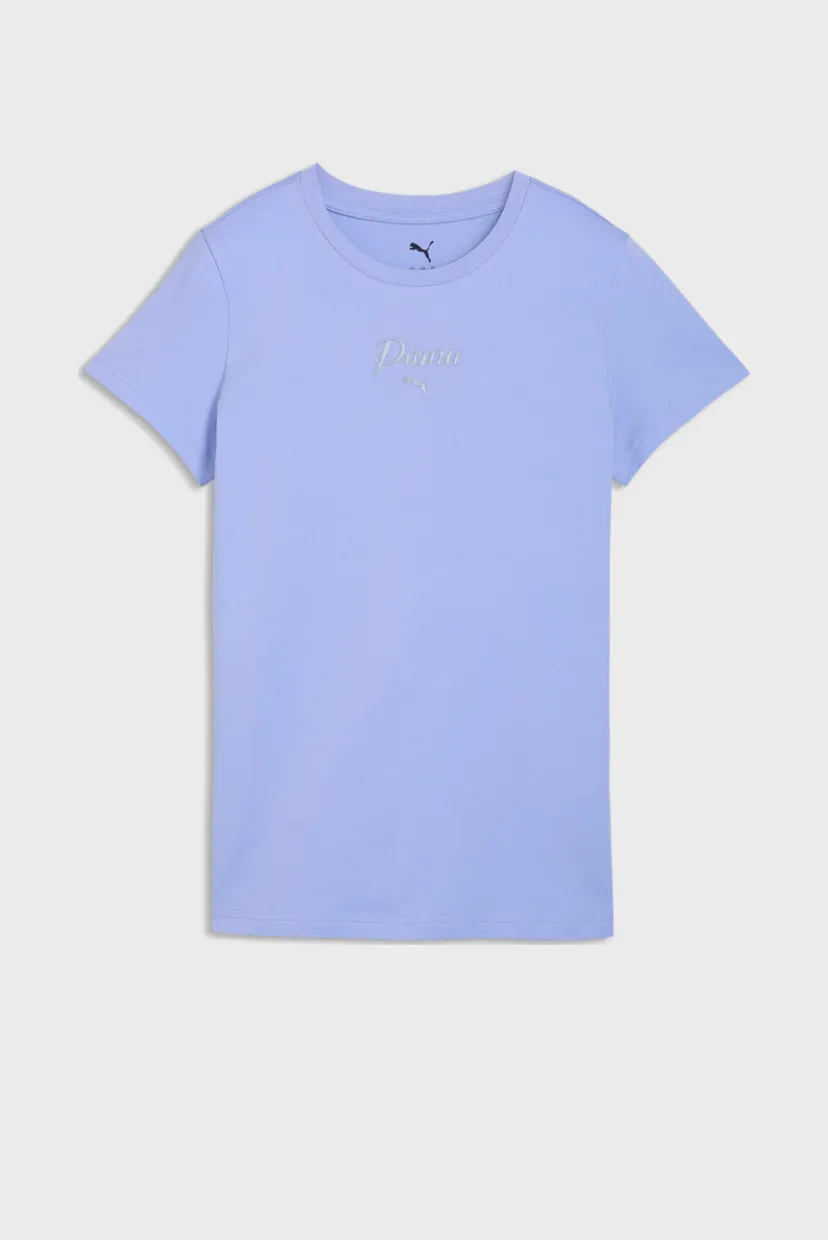 Женская сиреневая футболка Essentials Script Tee Women 4