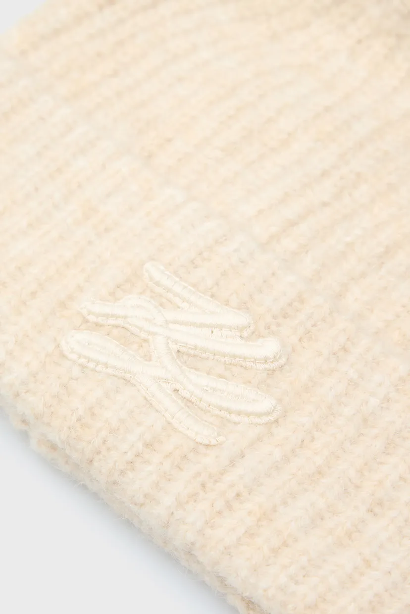 Жіноча бежева шапка AUTOGRAPH PATCH BEANIE 3