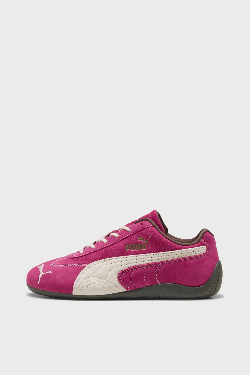 Женские малиновые замшевые кроссовки Speedcat Wine Club Sneakers Women 4