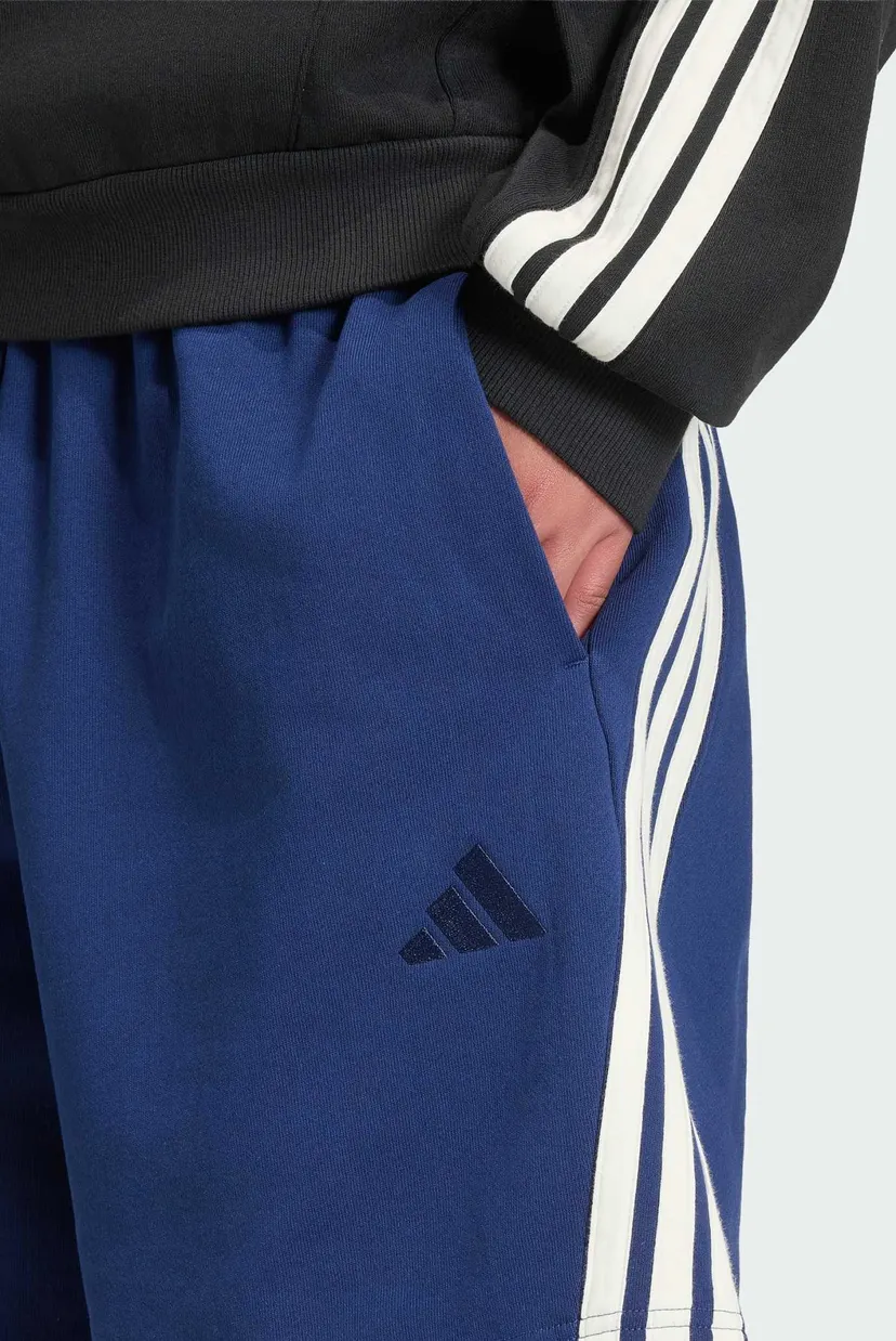 Чоловічі темно-сині шорти ADIDAS KIT 3-STRIPES 4