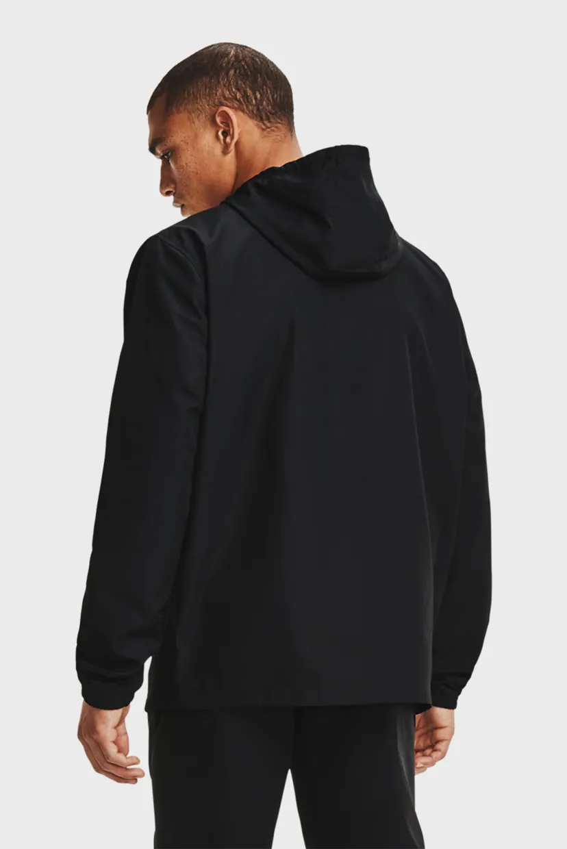 Мужская черная ветровка UA SPORTSTYLE WINDBREAKER 3