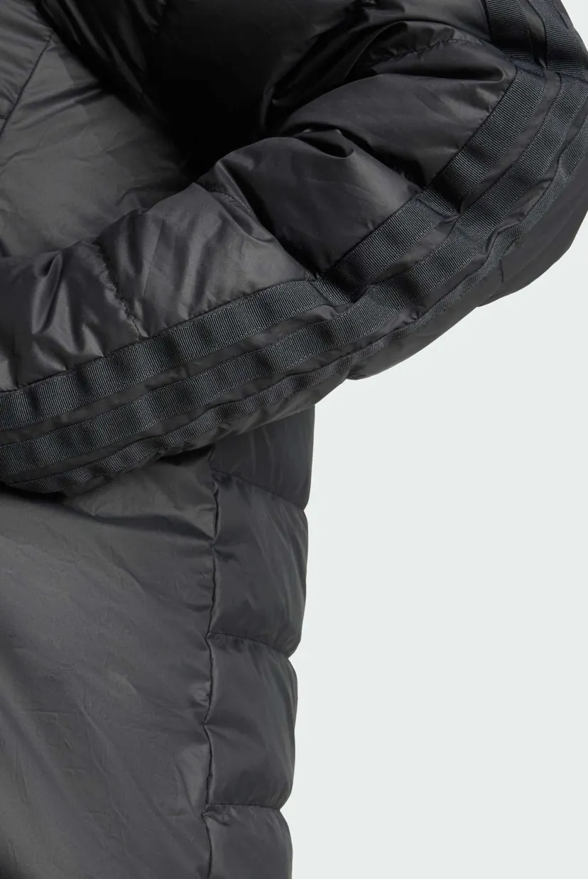 Жіночий чорний пуховик Essentials CLIMAWARM 3-Stripes 5