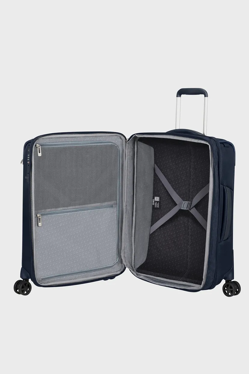 Темно-синий чемодан 55 см RESPARK MIDNIGHT BLUE 5