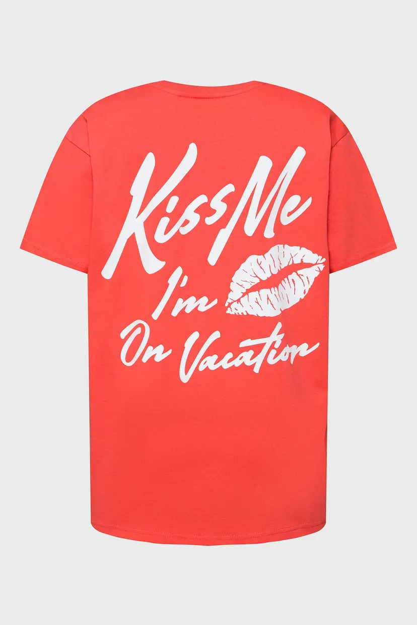 Коралова футболка Kiss Me (унісекс) 6