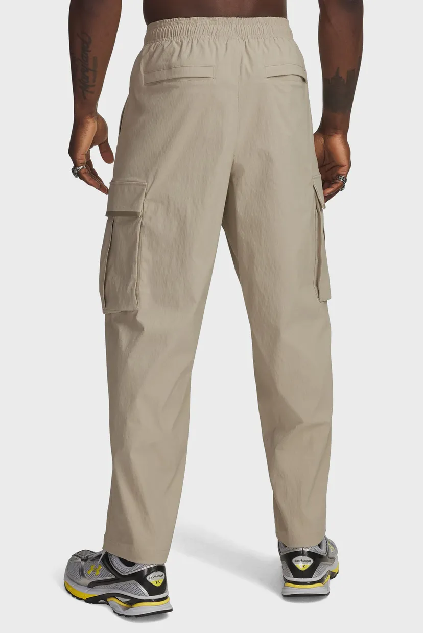 Мужские бежевые спортивные брюки UA UNSTPBLE TXTR WOVEN CARGO 3