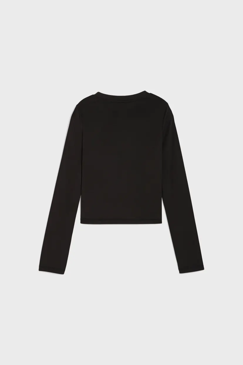 Жіночий чорний лонгслів PUMA x ROSÉ Long Sleeve Tee Women 7
