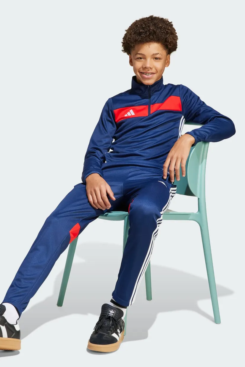 Дитяча синя спортивна кофта Tiro 25 Essentials Kids adidas JD0566