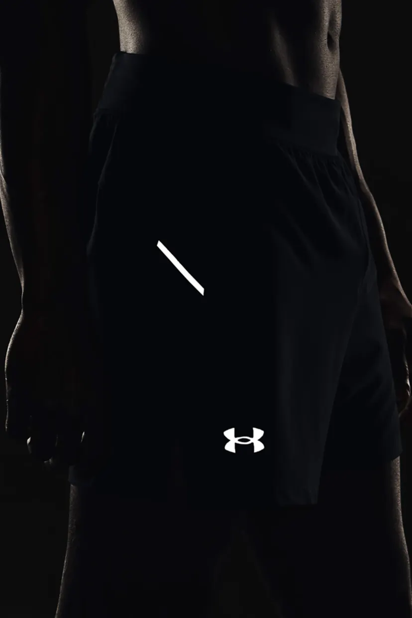 Чоловічі чорні шорти LAUNCH ELITE 5'' SHORT 5