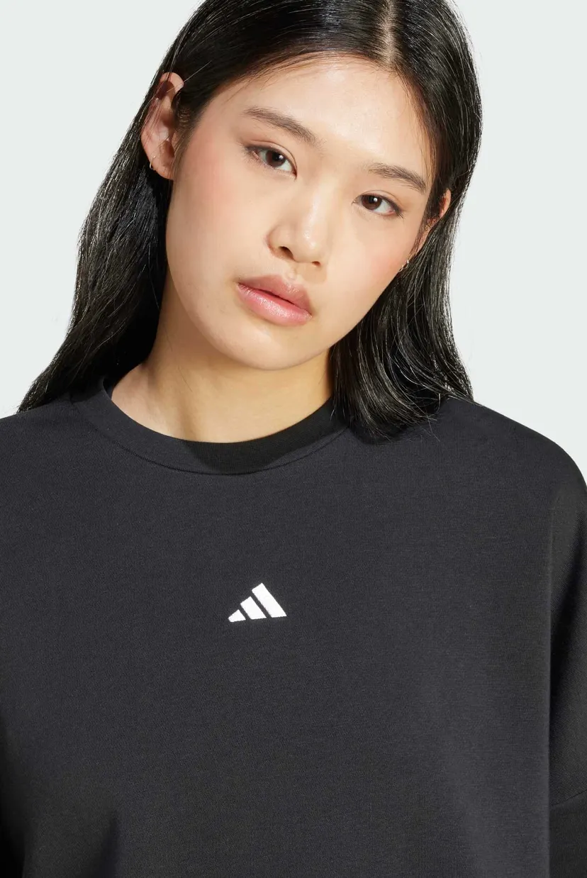 Женский черный свитшот Essentials Small Logo Feelcozy 4