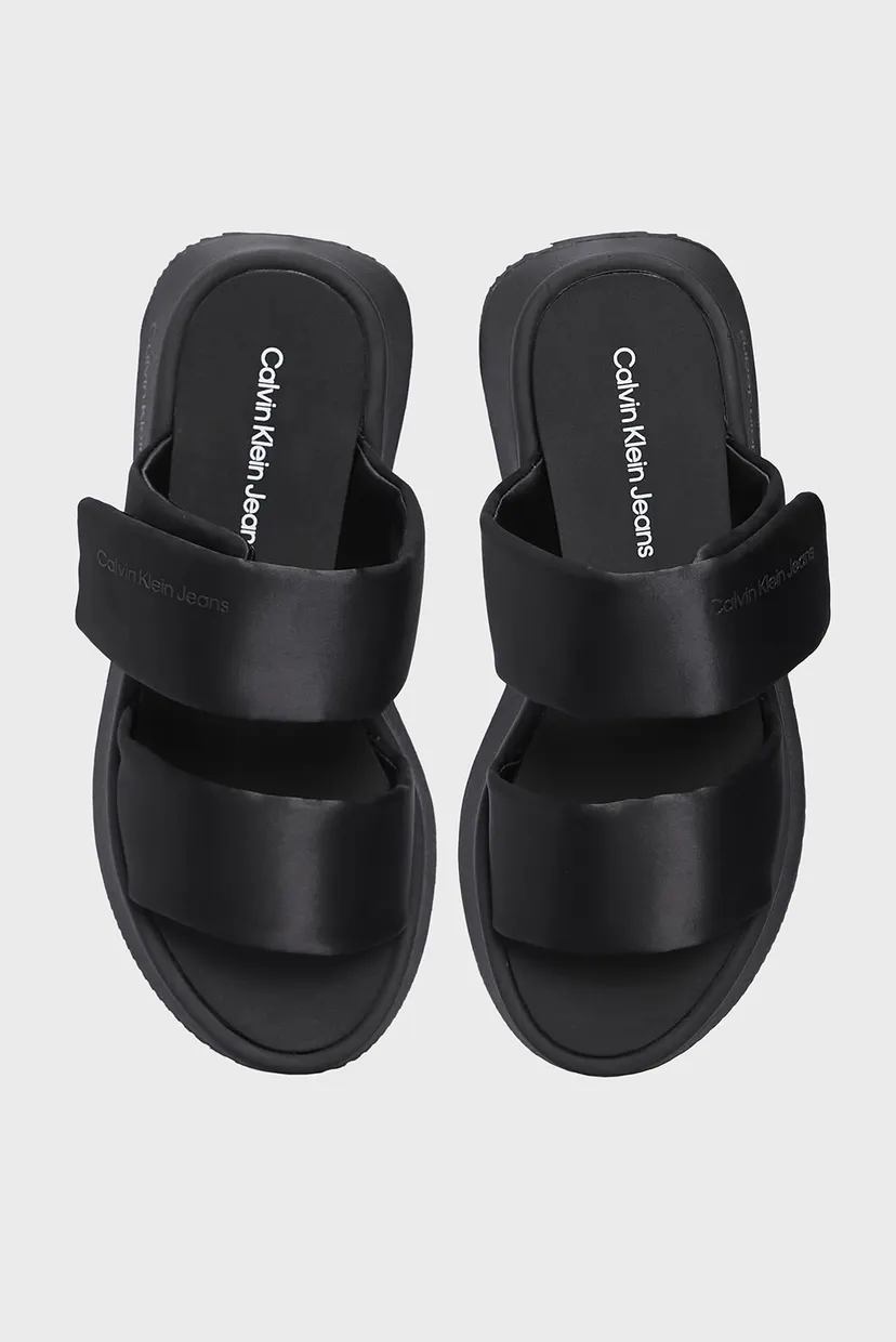 Жіночі чорні слайдери SLIDE DOUBLE STRAP 4