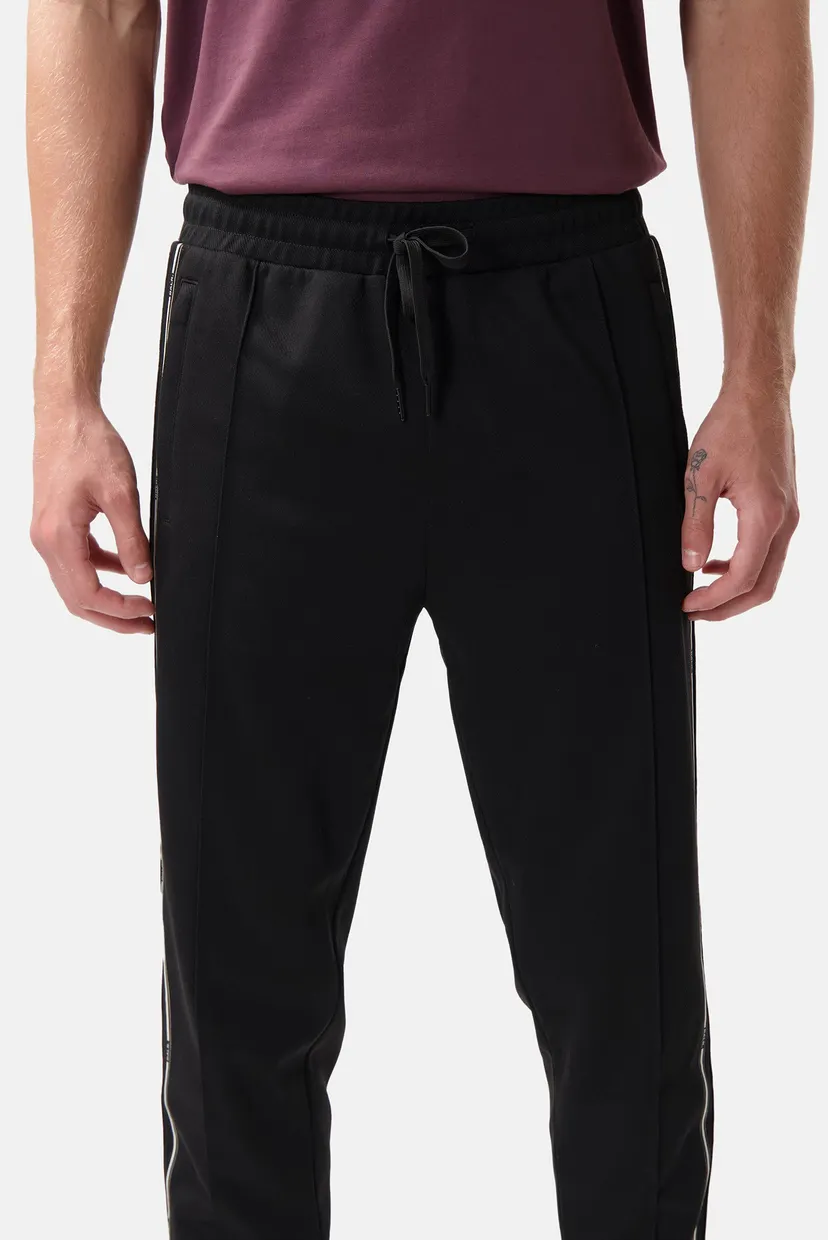 Мужские черные спортивные брюки Tape Track Sweatpants 4