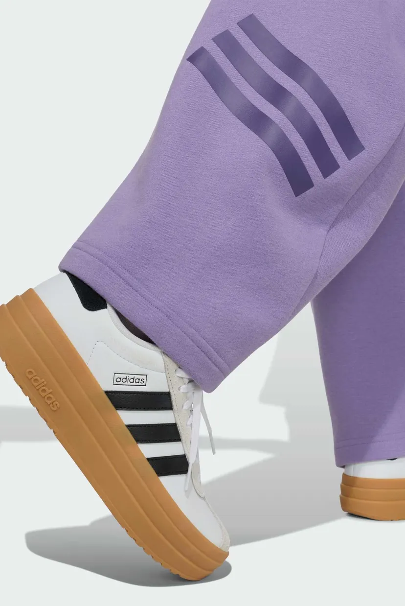 Детские сиреневые спортивные брюки FUTURE ICONS 3-STRIPES BARREL 4