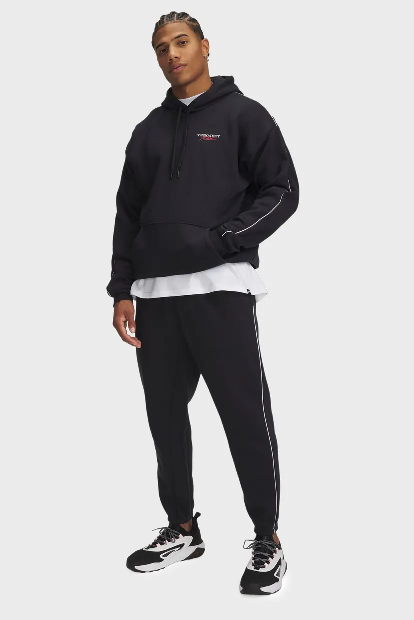Чоловічі чорні спортивні штани Pjt Rck Icon Flc Jogger 4